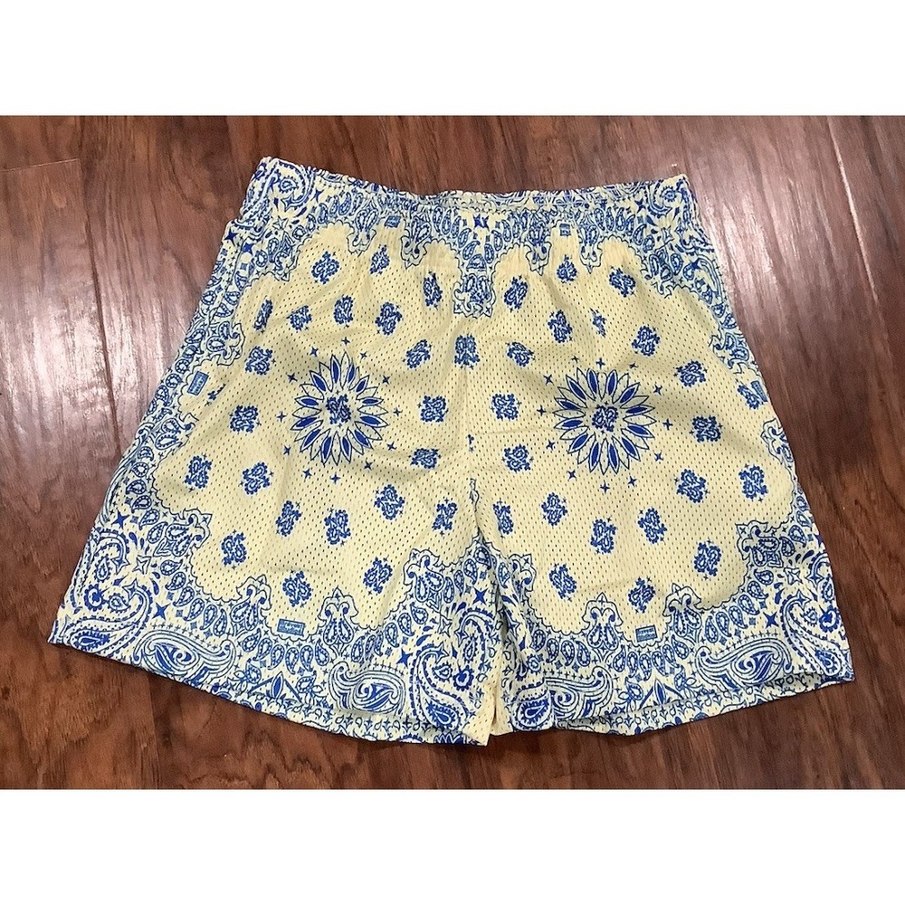 Bravest Studios Mesh Shorts L Blue Bandana Paisley